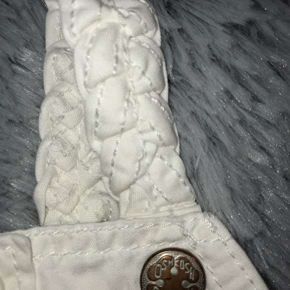 OSH KOSH B’GOSH WHITE OVERALL SHORTS 9 M - Picture 8 of 12